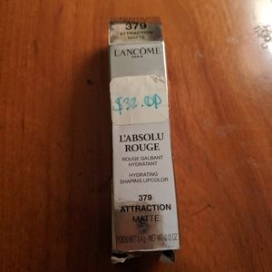 New lancome matte lipstick in attraction 379